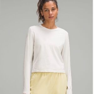 Lulu lemon classic fit cotton blend Long Sleeve Top